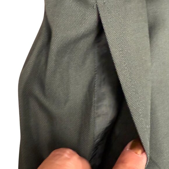 NWT Women's EILEEN FISHER Woven Tencel Straight Pant in "Deep Hemlock" | Size PL - Picture 5 of 11